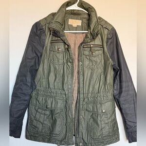 Michael Kors Olive and Beige Jacket